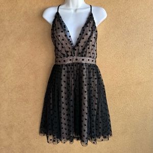 Women’s sexy black authentic party dress, size L